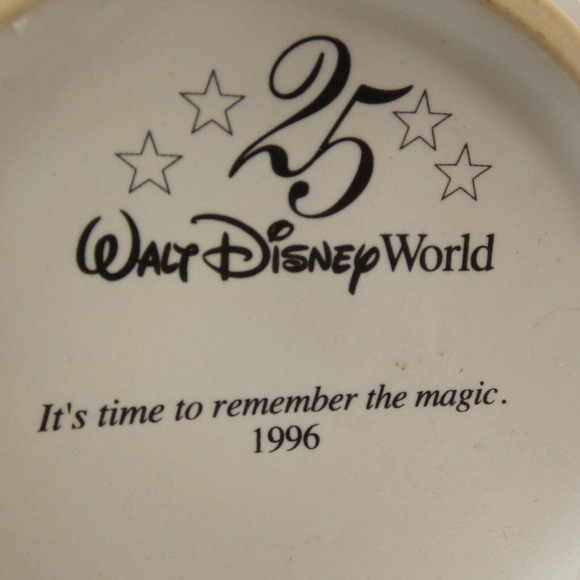 VTG 1996 "Remember the Magic" Walt Disney World 25th Anniversary Mug 12oz UEJYX - Picture 14 of 14